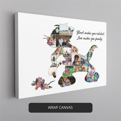 Tom and Jerry Wall Art: Vibrant Canvas Collage