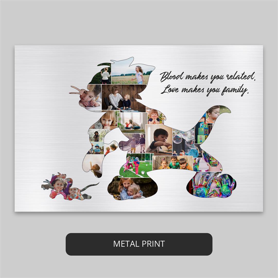 Tom and Jerry Canvas: Whimsical Photo Collage Design