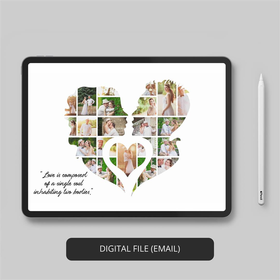 Couple Photo Collage Ideas - Custom Frames for Your Love Story
