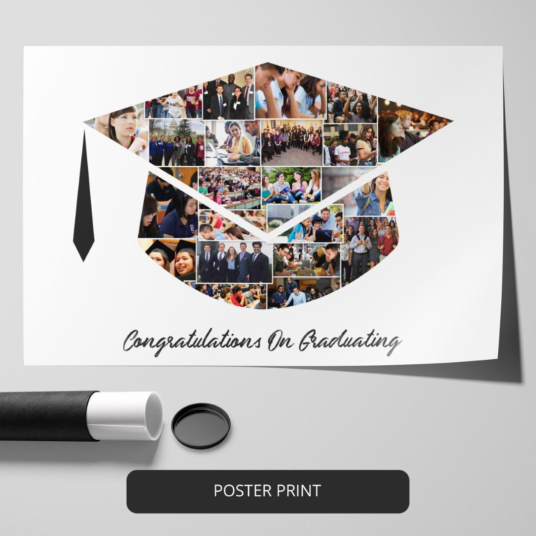 Custom Graduation Photo Collage - Thoughtful Graduation Gift Ideas