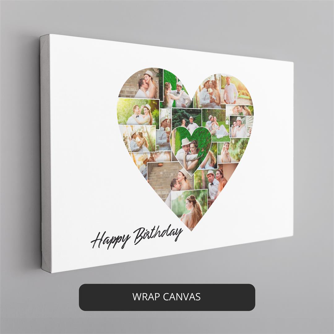 Heart Photo Collage - Heart-Shaped Gifts for Memorable Moments