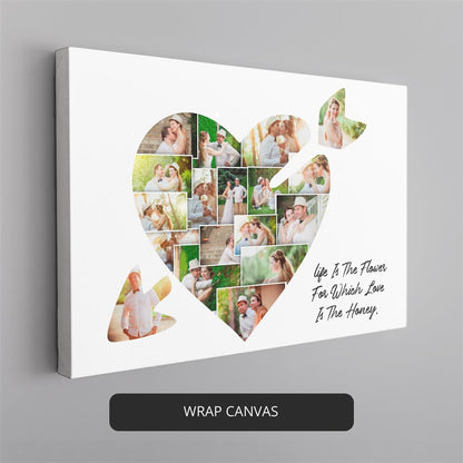 Heart-shaped gifts: Personalized photo collage for a heartfelt gesture