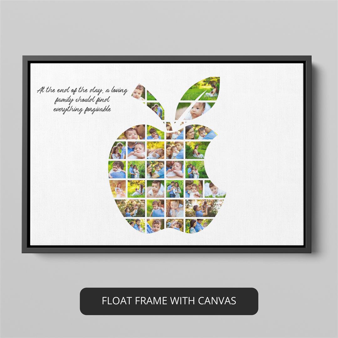 Apple Picture Frame - Custom Birthday Gifts and Decor