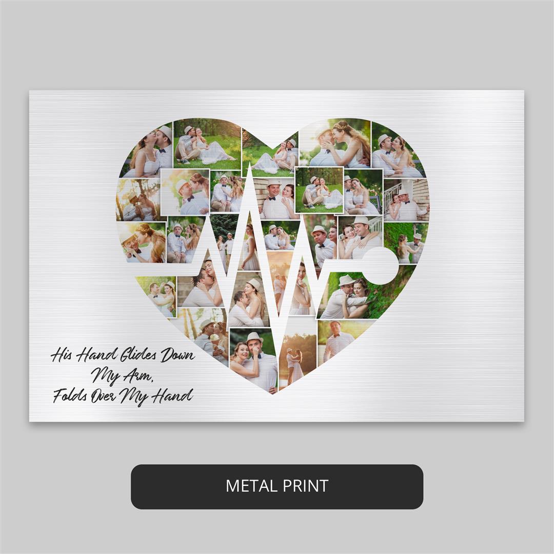 Unique Heart Shaped Gifts: Custom Photo Collage for Meaningful Moments