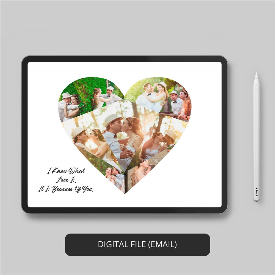 Heart Shape Art - Meaningful and Personalized Photo Collage