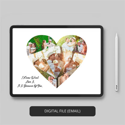 Heart Shape Art - Meaningful and Personalized Photo Collage