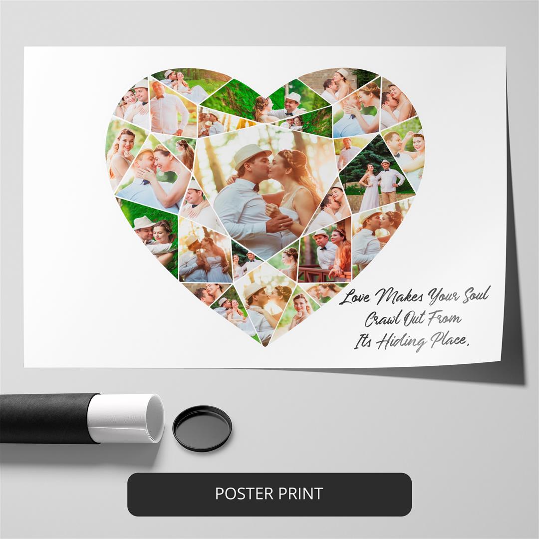 Heart-shaped art - Unique and meaningful wall decor