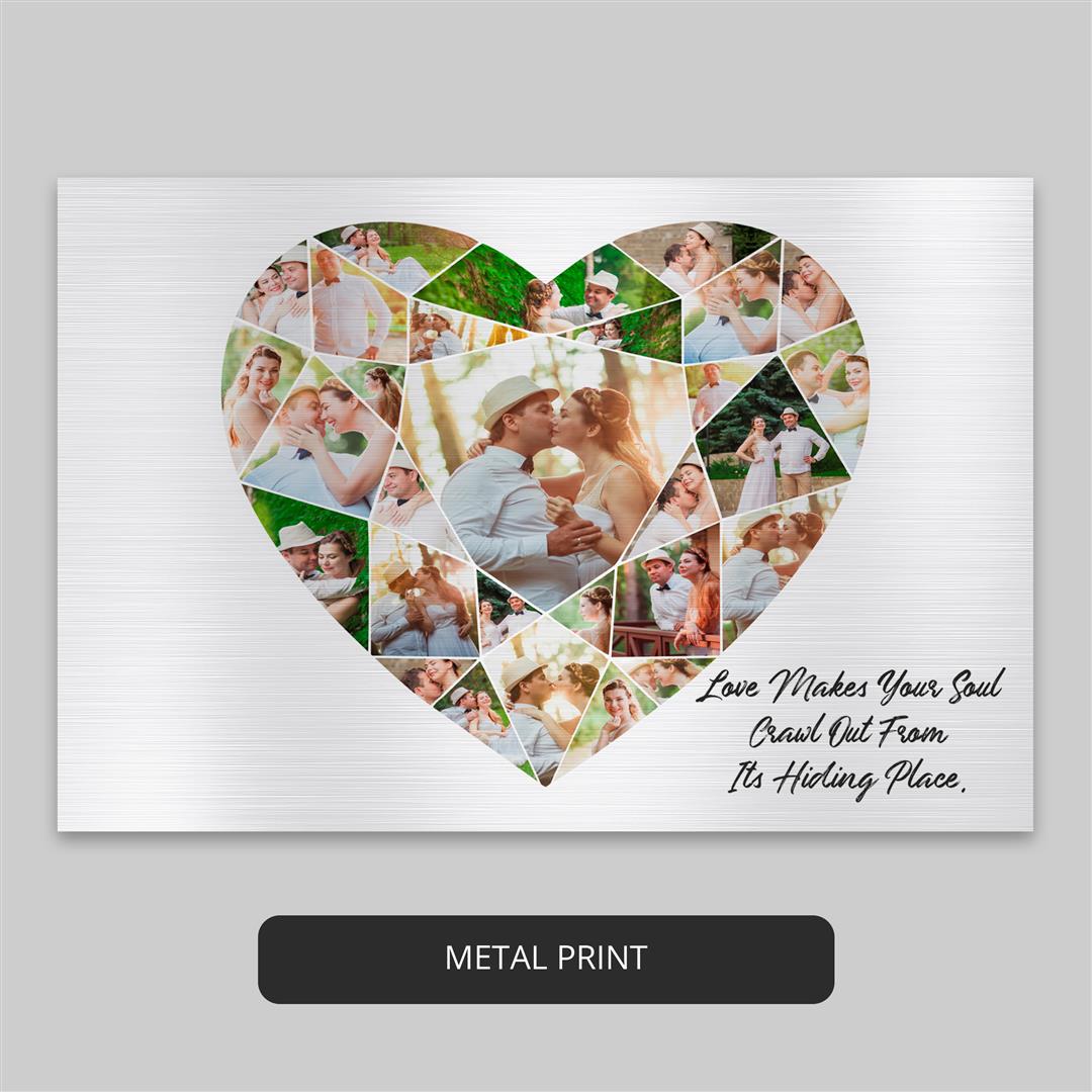 Unique heart-shaped gifts - Capture moments in a stunning display