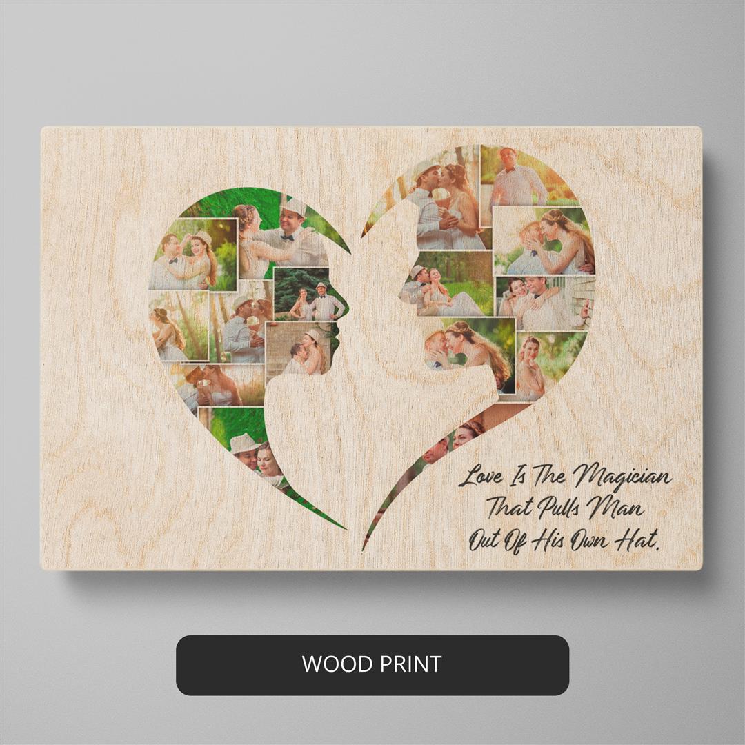 Heart Shaped Gifts: Custom Photo Collage for Special Occasions