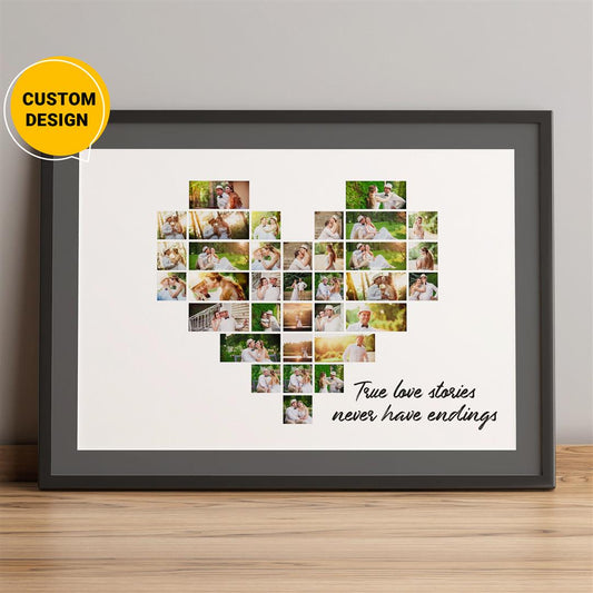 Personalized Wedding Gifts for Couple: Customizable Collage Photo Frame