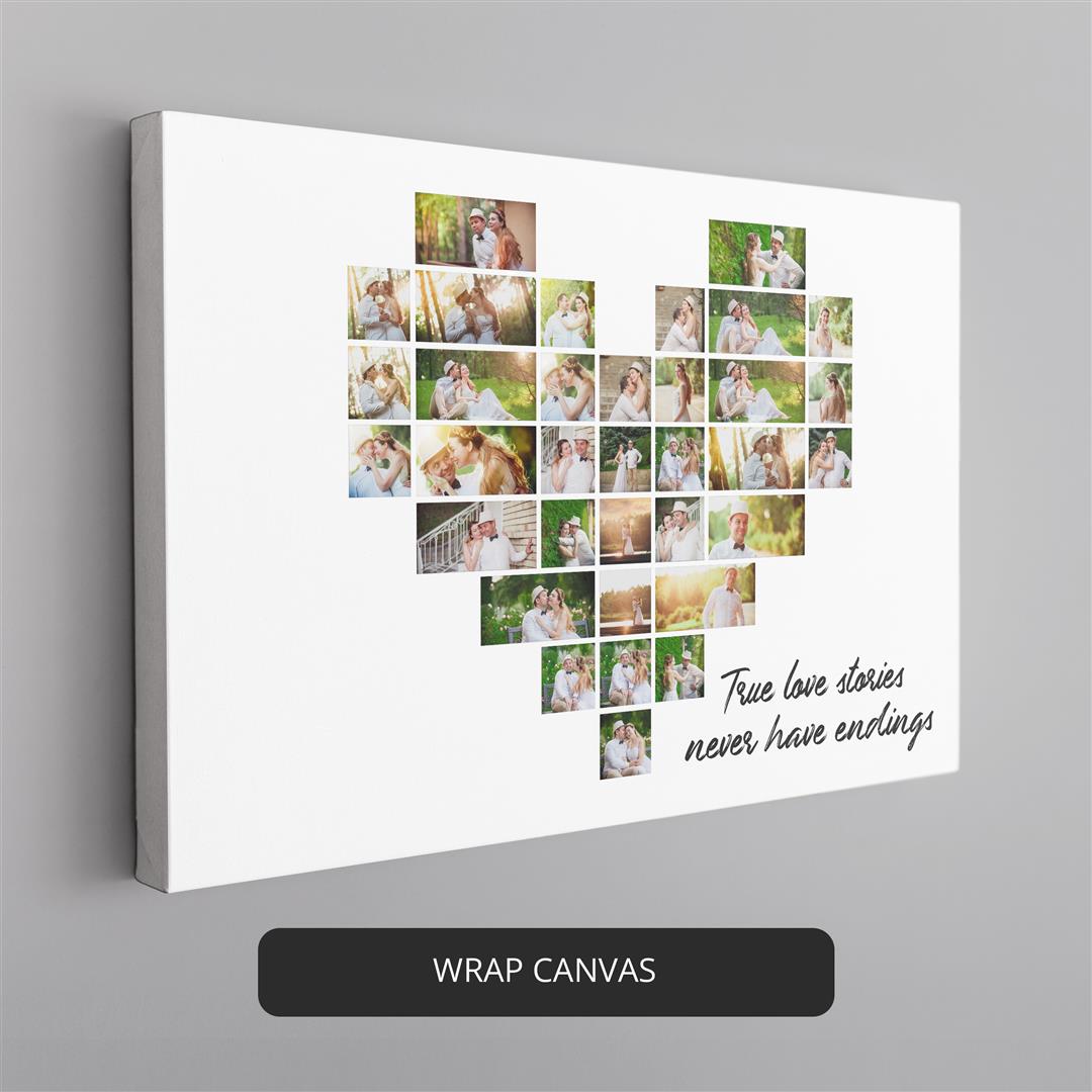 Couple Customized Gifts: Personalized Collage Photo Frame for Loved Ones