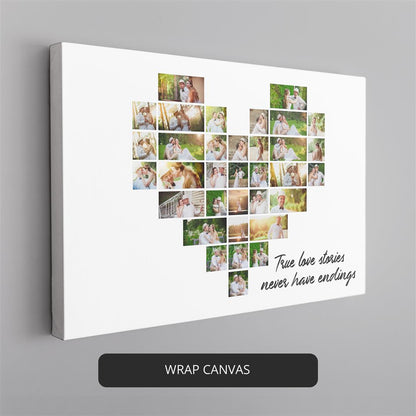 Couple Customized Gifts: Personalized Collage Photo Frame for Loved Ones