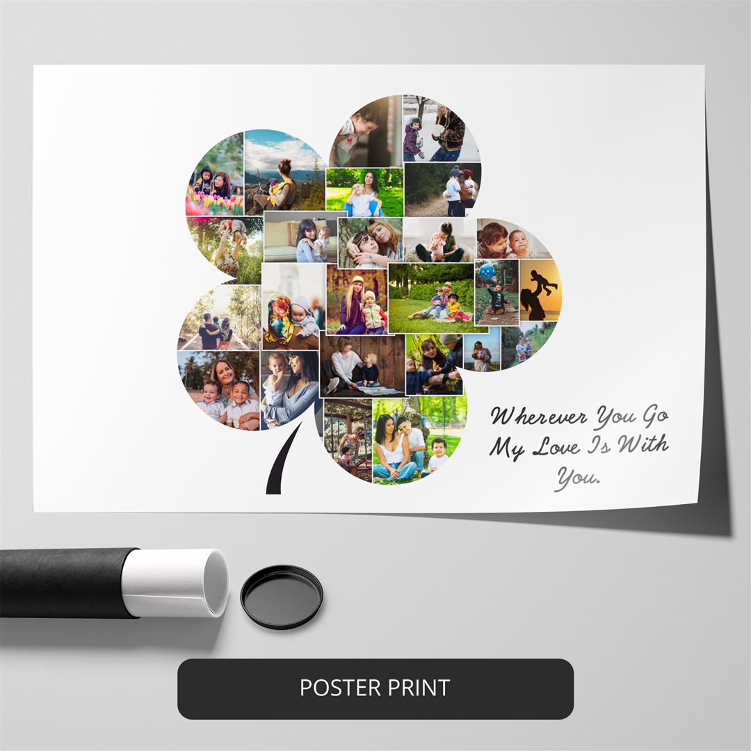 Stunning Flower Shaped Photo Collage - Perfect Gift Idea