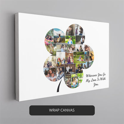 Captivating Flower Gift - Beautiful Flower Shaped Photo Collage