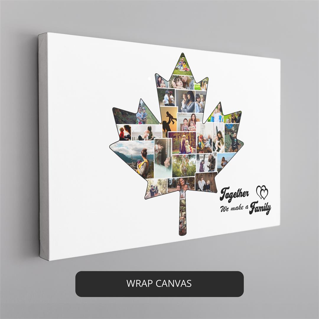 Stunning Maple Leaf Photo Collage - Perfect Maple Leaf Gifts