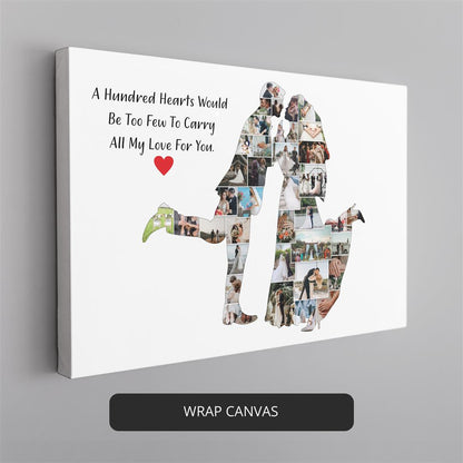 Anniversary Gift for Couple: Customized Photo Collage