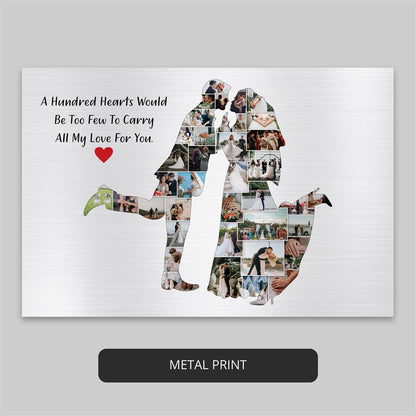 Couple Wall Decor: Romantic Photo Collage for Couples