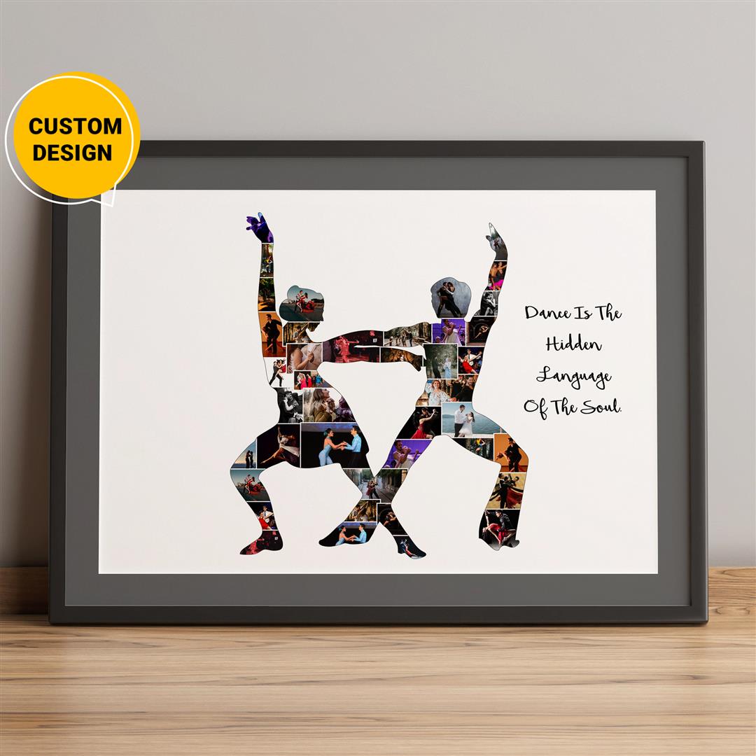 Couple Dancing Gift: Personalized Photo Collage - Unique Gift Ideas for Boyfriend
