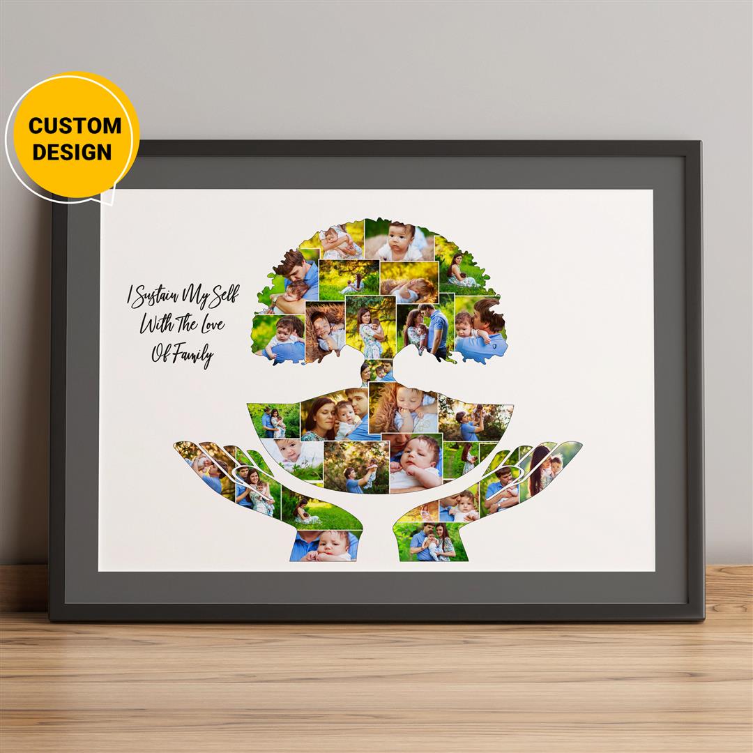 Custom Family Tree Canvas Artwork Collage Gift – CollagemasterCo