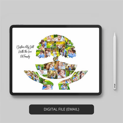 Capture Memories with Family Tree Photo Collage: Meaningful Gifts