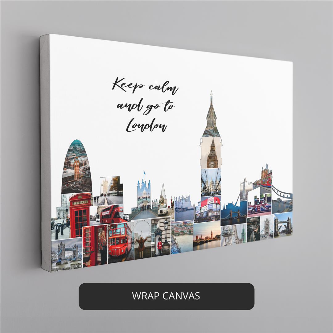 Gifts for Her - London Themed Photo Collage