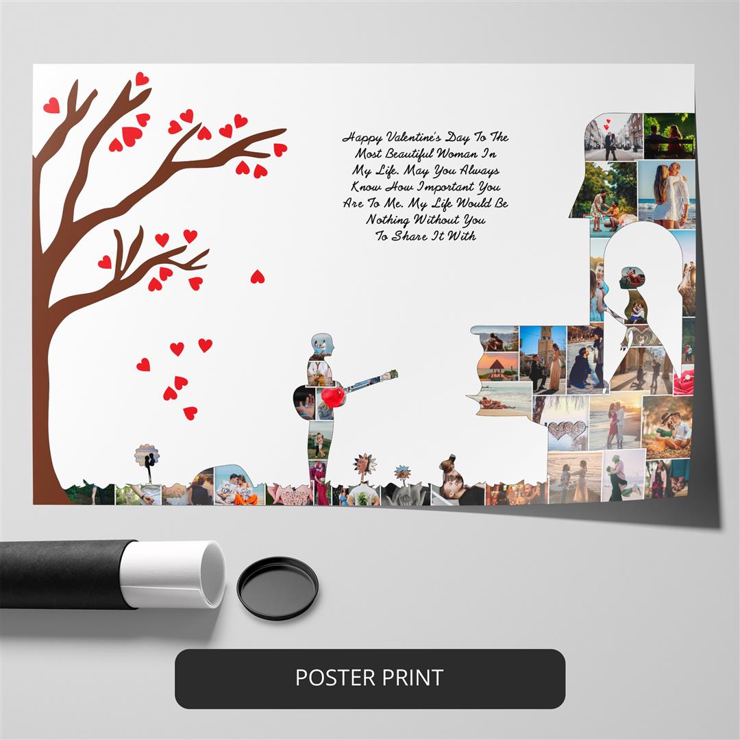 Gifts for Wife: Create Lasting Memories with Our Personalized Wedding Collage