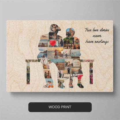 Couple wall decor: Personalized photo collage to cherish your memories