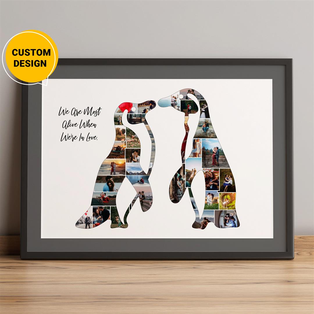 Personalized Couple Photo Collage - Perfect Gift Ideas for Couples