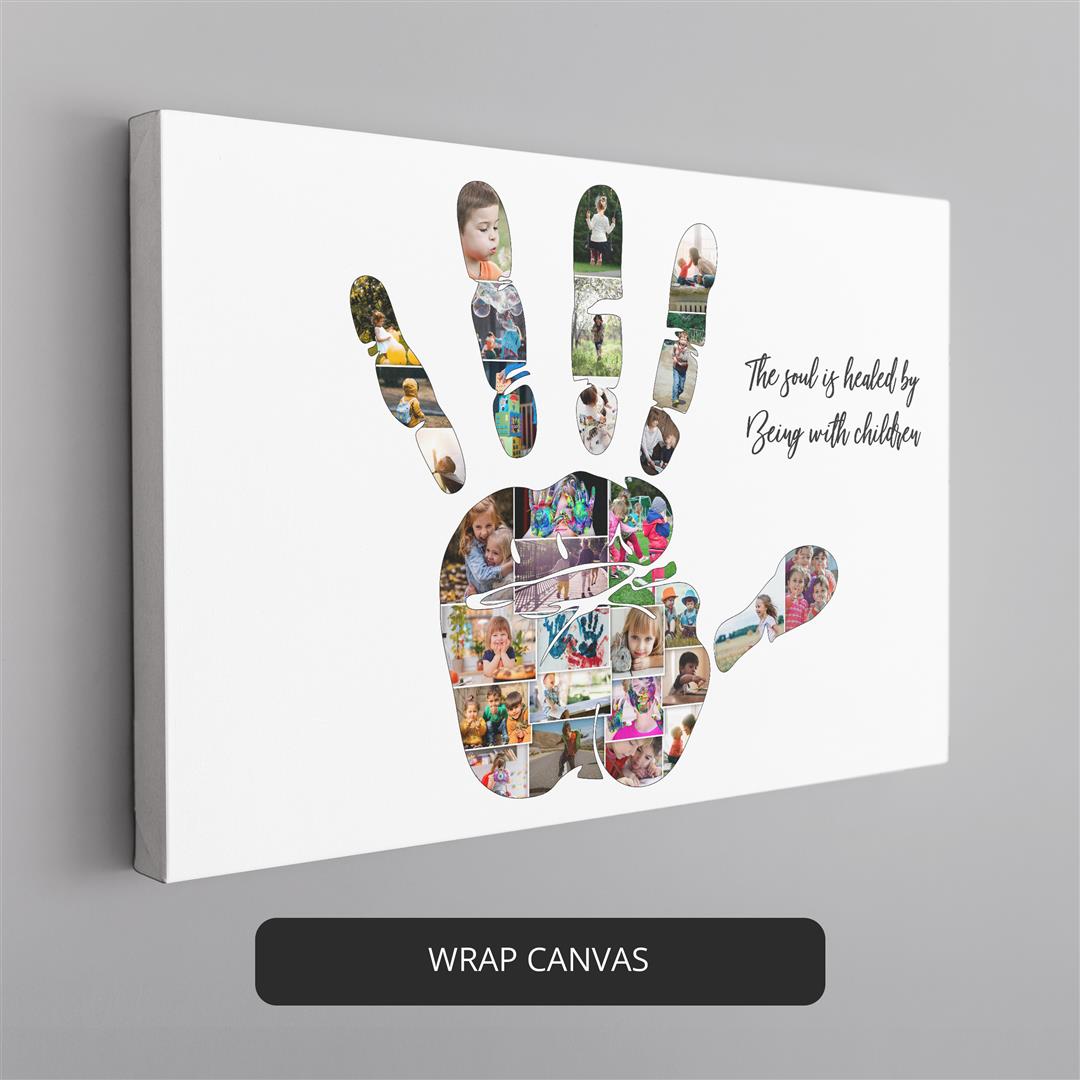 Customizable hand photo frame - Perfect hand wall decor