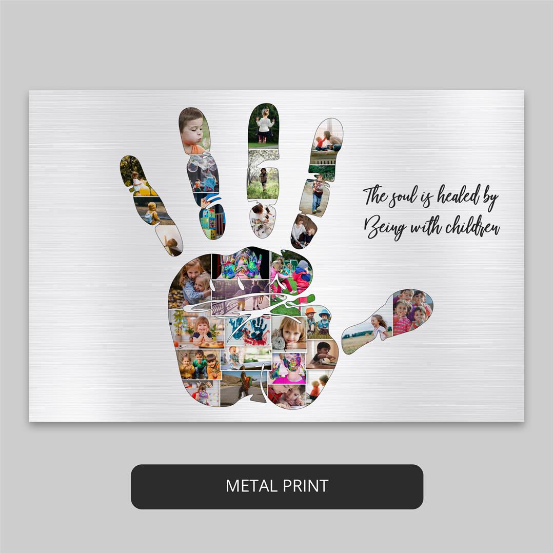 Cherish little hands with our personalized photo collage