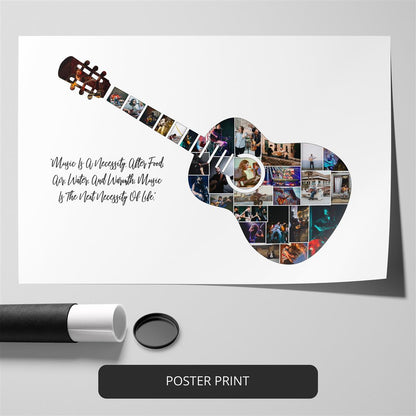 Personalized Guitar Gifts: Showcase Their Passion with a Unique Photo Collage