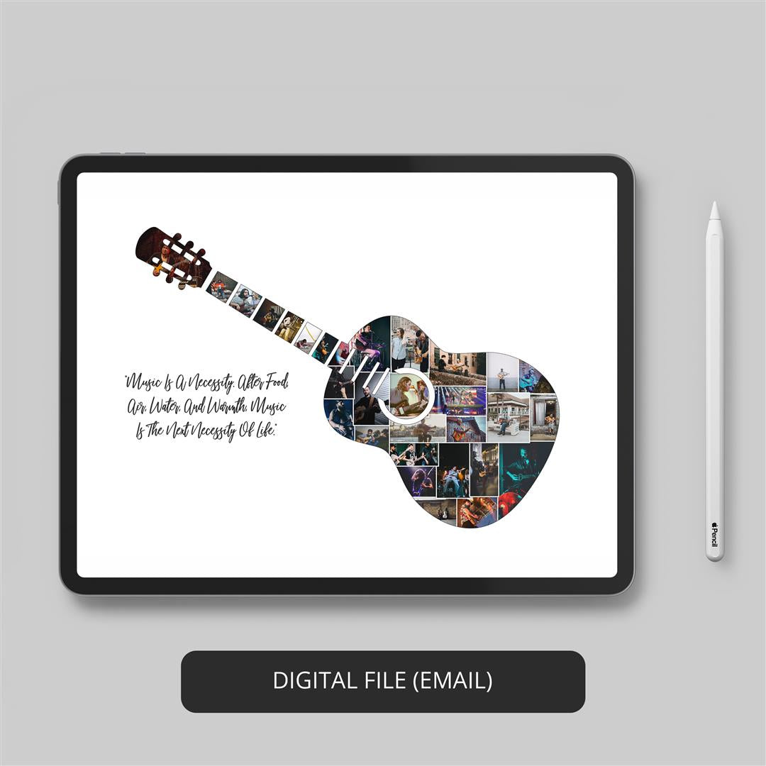 Best Gifts for Guitar Players: Celebrate Their Talent with a Memorable Guitar Photo Collage