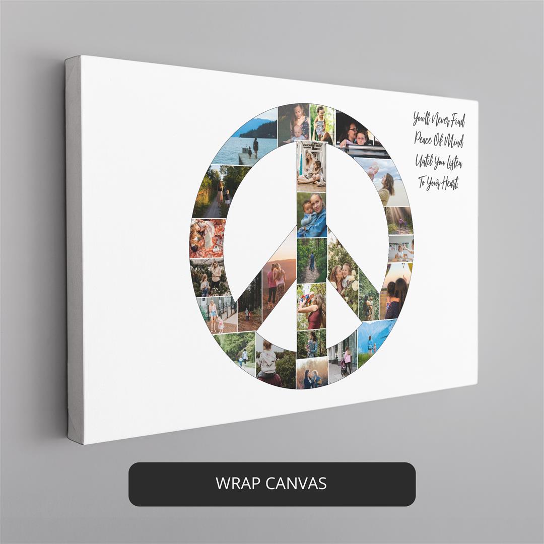 Create Memories with Personalized Peace Sign Gifts and Wall Art