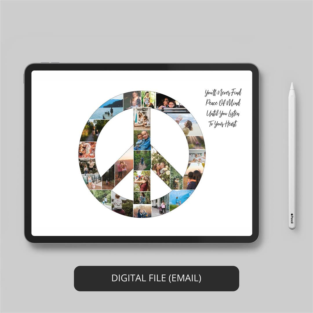 Peace Sign Art Print: Enhance Your Space with Symbolic Decor