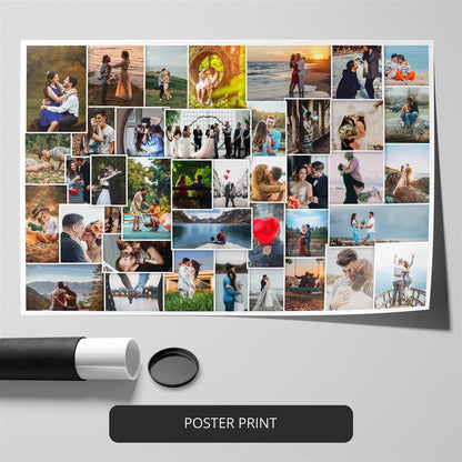 Unique Anniversary Gift Ideas: Personalized Photo Collage for Couples