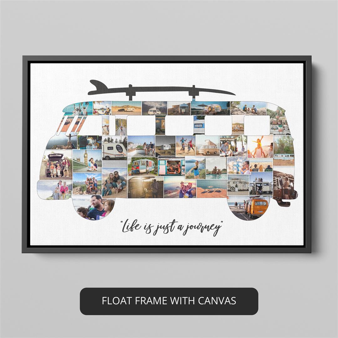 Top-notch caravan gift ideas: Personalized photo collage