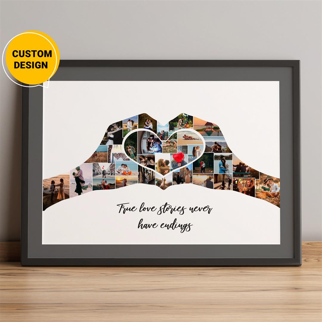Personalized travel photo collage: the perfect travel gift for men