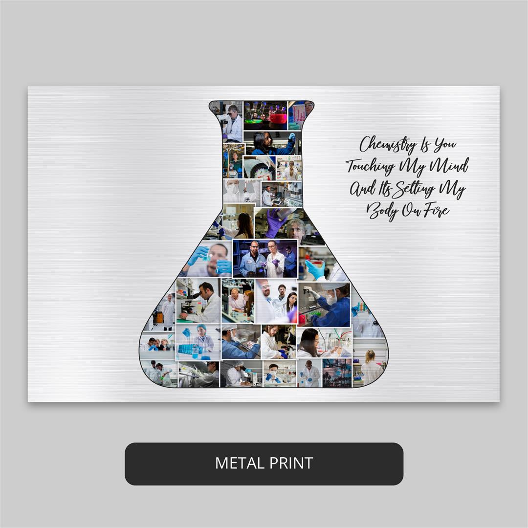 Chemistry Gift Ideas - Personalized Chemistry Themed Photo Collage