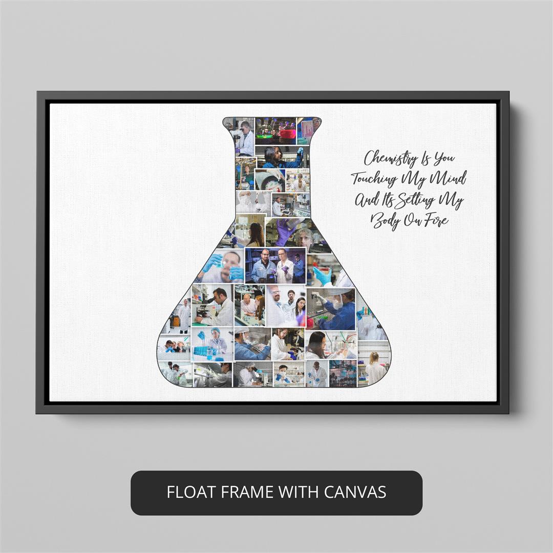 Find the Best Gift for Chemistry Teacher - Personalized Collage Frame