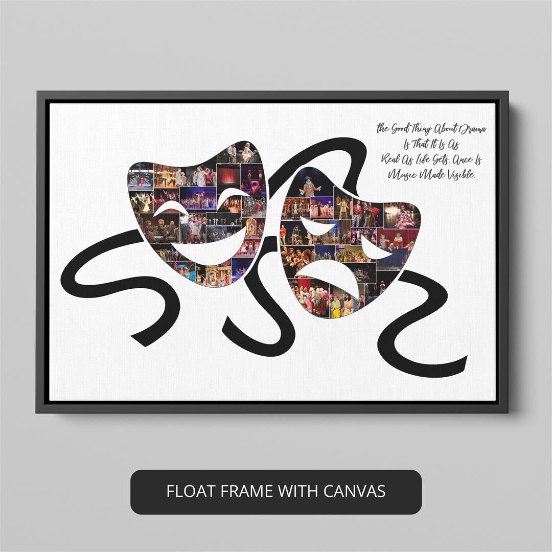 Unveil masked party ideas with a personalized photo collage