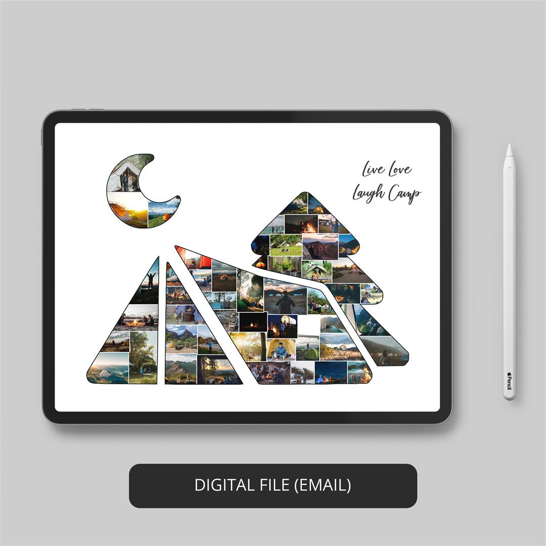 Camping artwork: Transform your photos into stunning camp wall art for a perfect gift