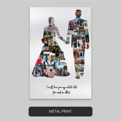 Capture Memories with Couple Photo Collage - Ideal Anniversary Gift