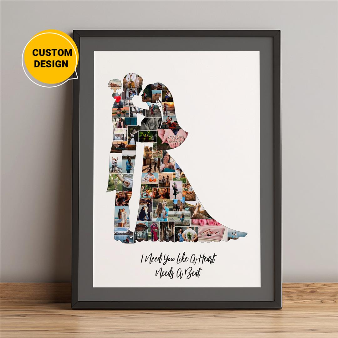 Celebrate Love with Personalized Anniversary Gifts - Couple Photo Collage