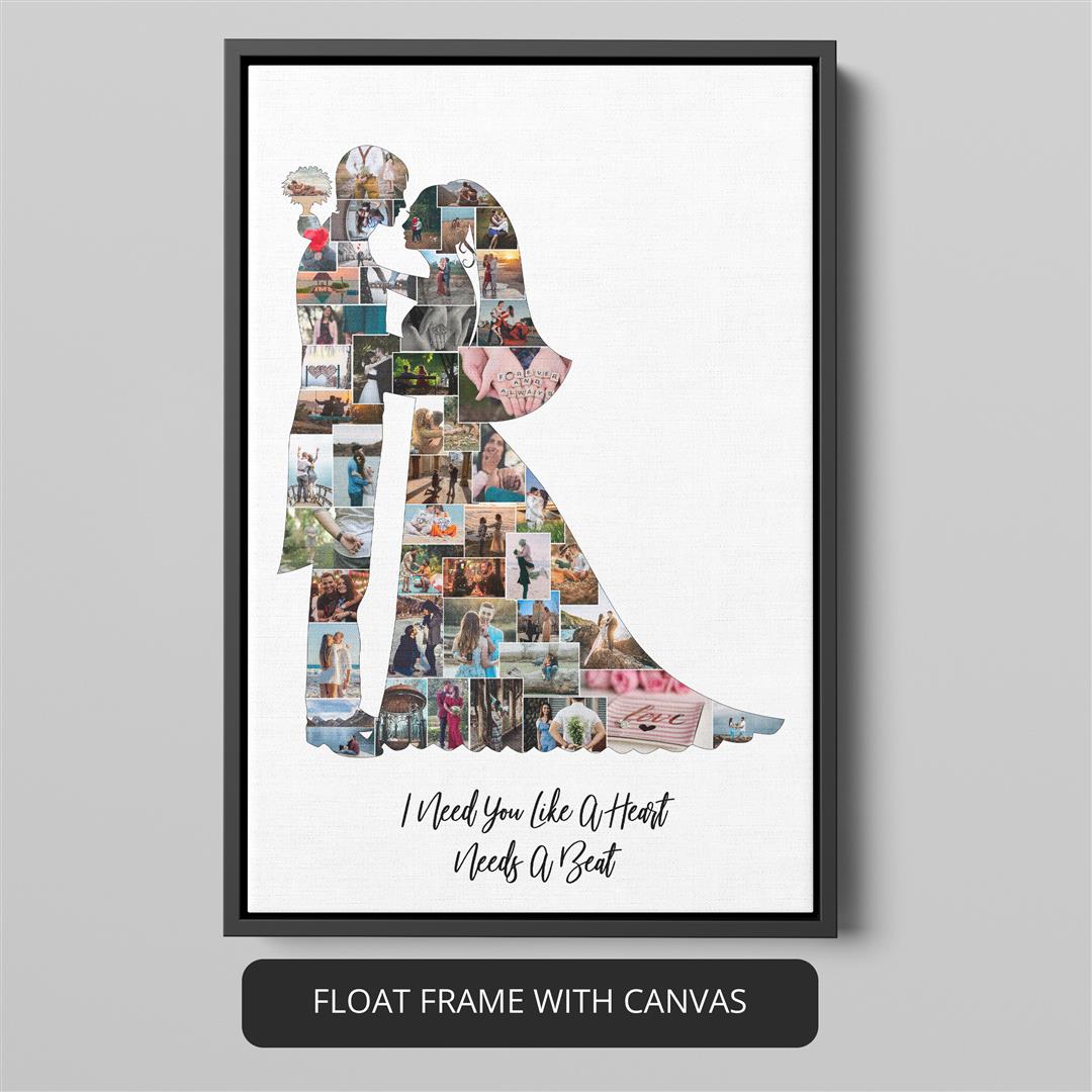 Create Lasting Memories - Best Anniversary Gifts for Her - Couple Photo Collage