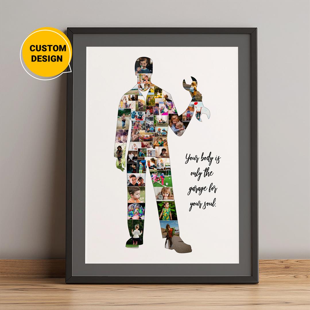Personalized Photo Collage - Unique Gifts for Mechanics and Mechanical Engineers