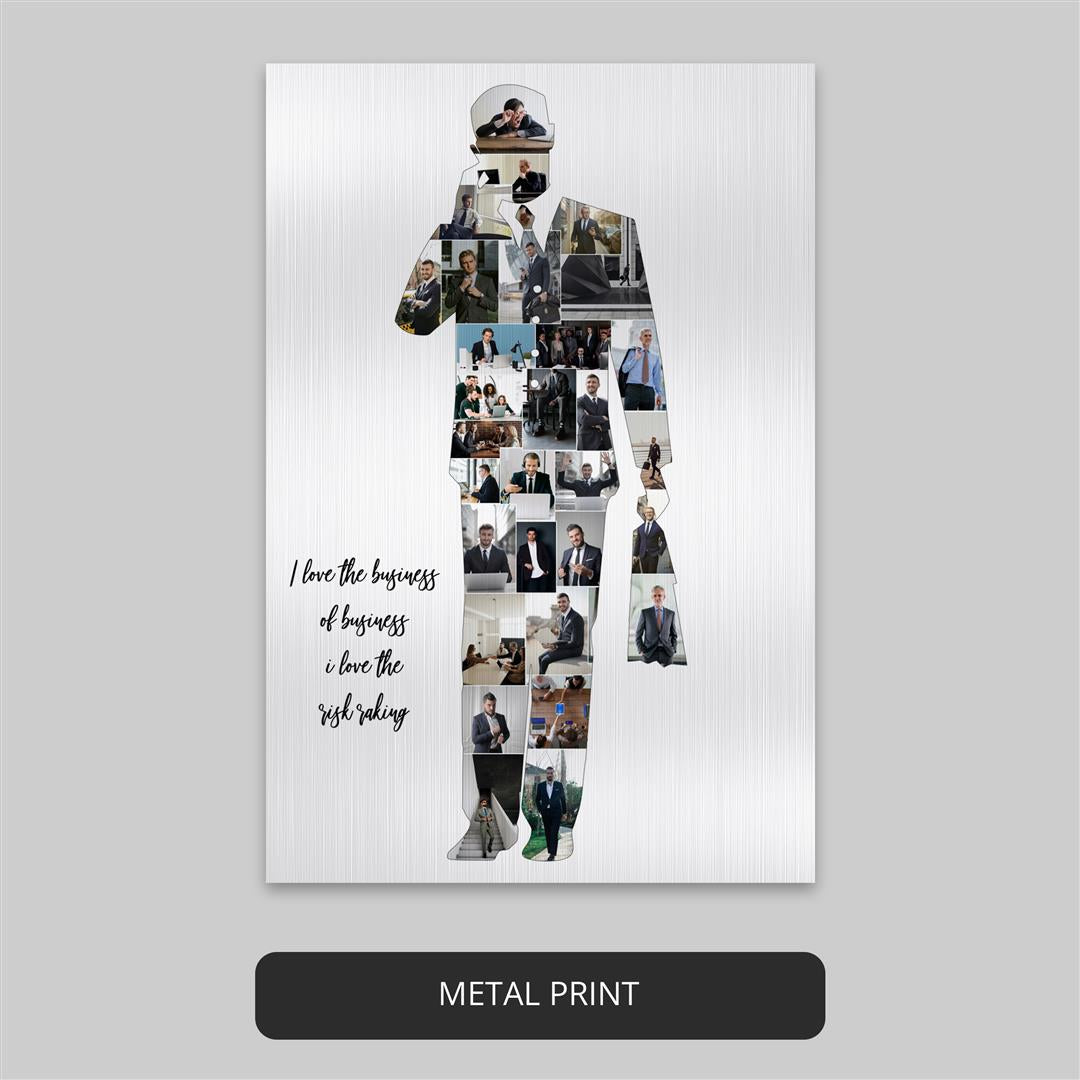 Presents for Businessmen: Personalized Photo Collage Gift Ideas