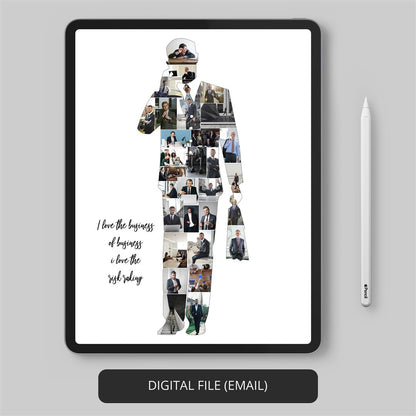 Gift Ideas for a Business Man: Personalized Photo Collage