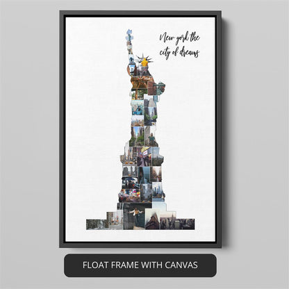 Statue of Liberty Photo: Customized Collage - Memorable New York Gift