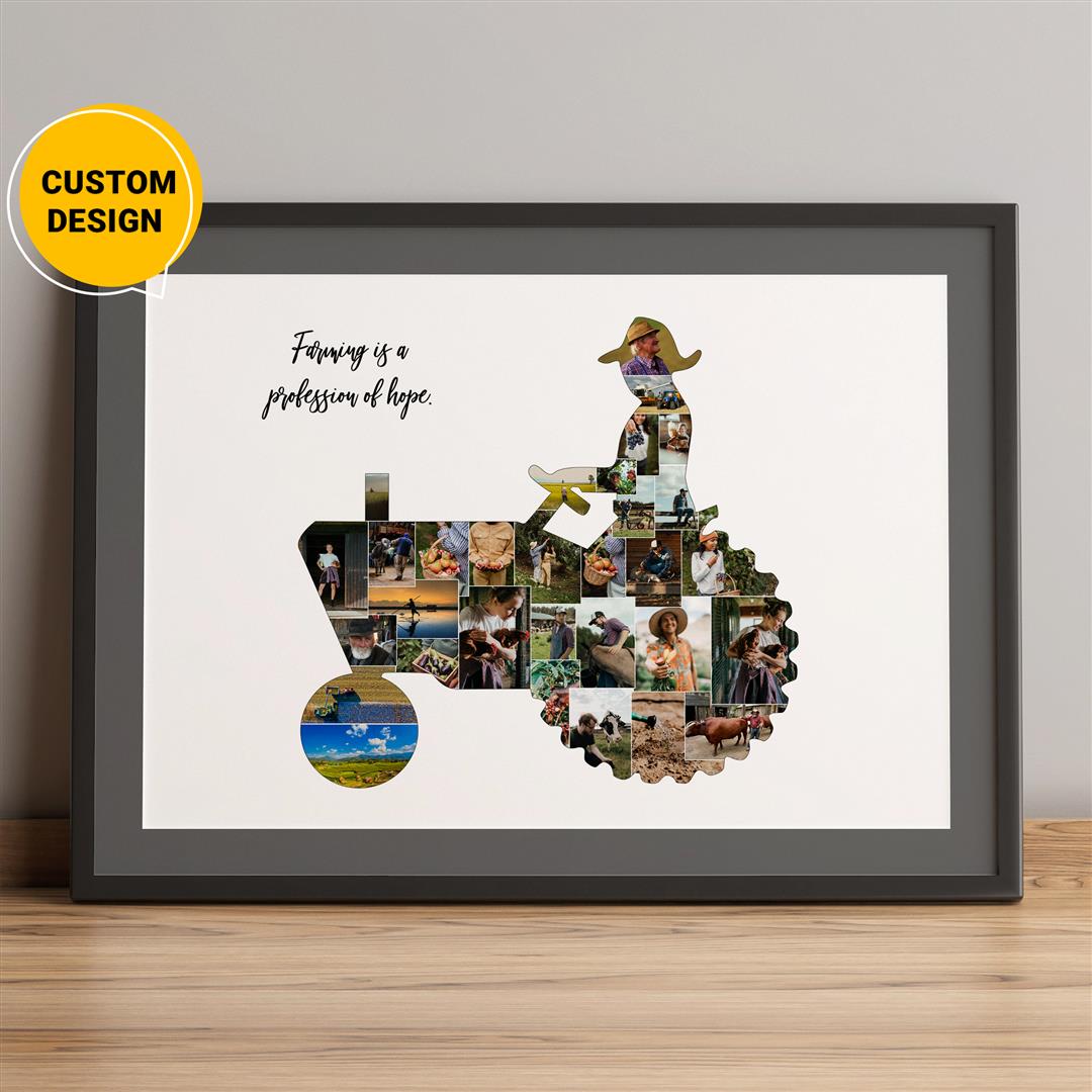 Customizable Tractor Wall Art - Perfect Tractor Themed Gift