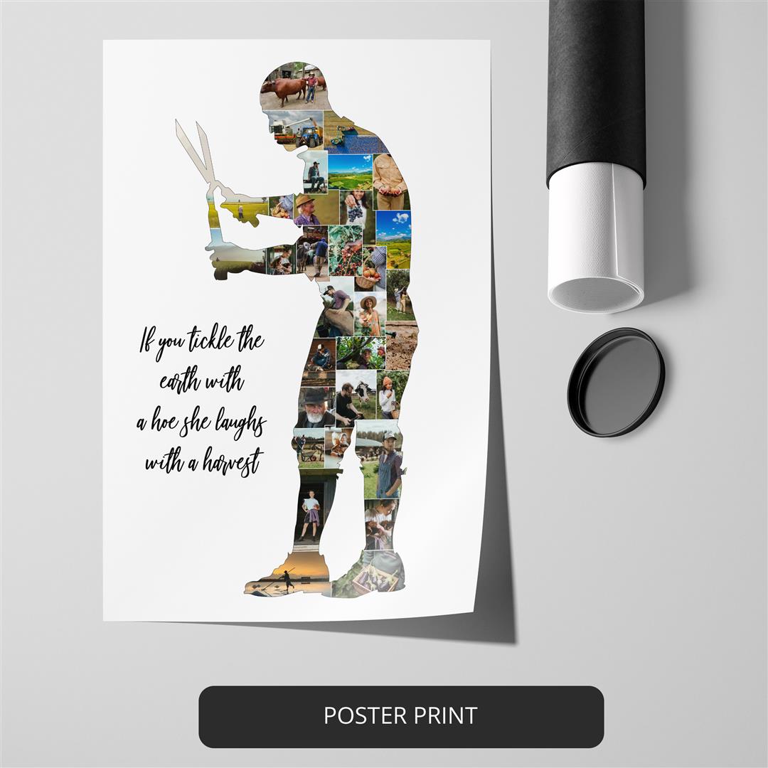 Best Gardening Gifts: Personalized Photo Collage for Garden Lovers